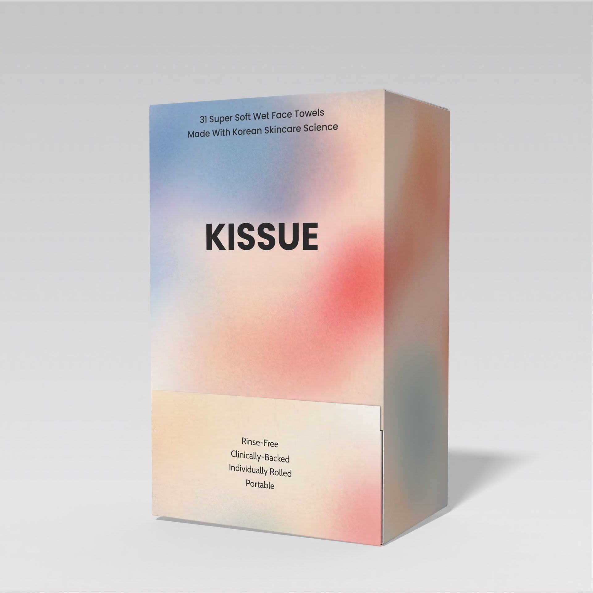 KISSUE - Supersoft Compostable Rinse-Free Wet Face Towel